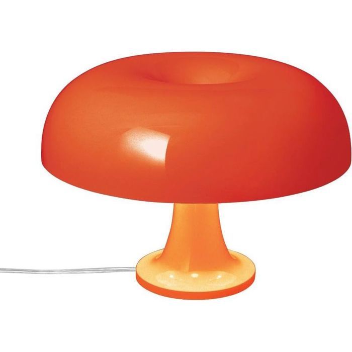 Lampe à poser Lampe de table en polycarbonate Orange（Donnez quatre ampoules）-