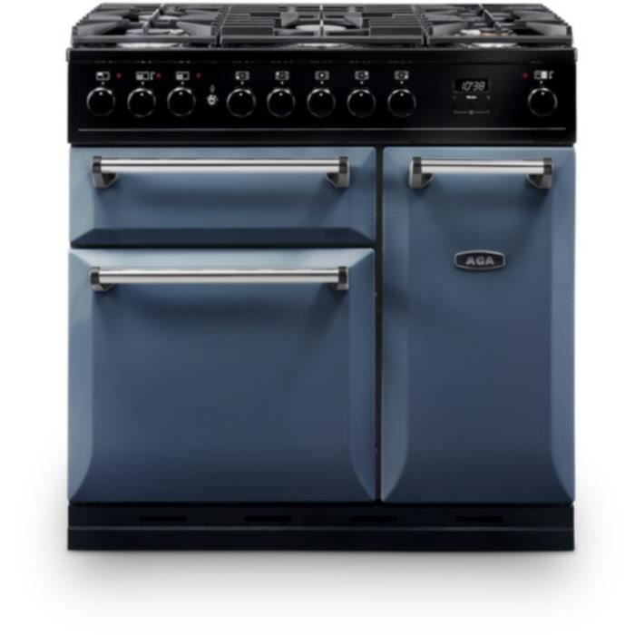 Piano De Cuisson Mixte Aga Master Chef Deluxe 90 Dartmouth Blue Achat Vente Cuisiniere Piano Cdiscount