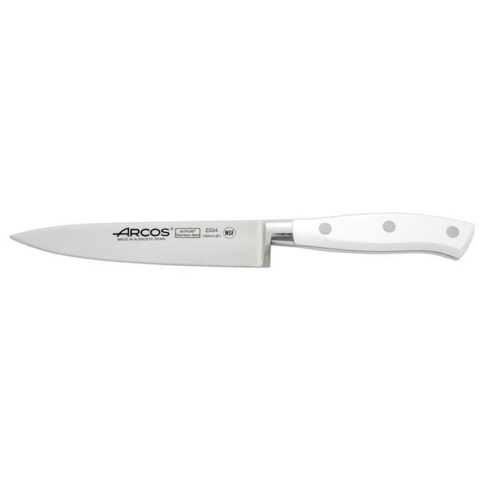 Couteau à découper forgé lame 15cm Riviera Whit…