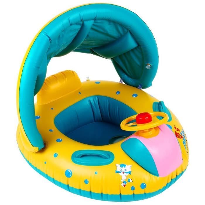 Piscine Gonflable Bebe Flotteur Anneau Avec Piscine Sun Canopy Pour L Age 6 36 Mois Corne Piscine Bebe 3do2kd Achat Vente Bouee Brassard Cdiscount
