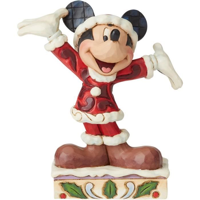 Mickey Minnie Mouse Mini Figurine Mickey Mouse Noel Statuette Multicolore Achat Vente Statue Statuette Soldes Sur Cdiscount Des Le 20 Janvier Cdiscount