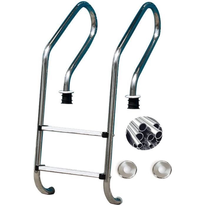 Échelles de Piscine Échelle de Piscine creusée avec 2 marches d