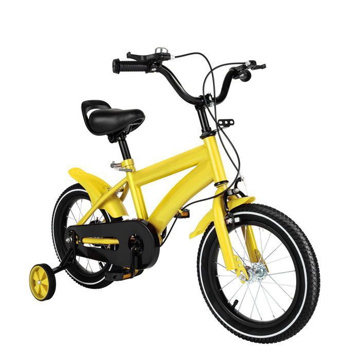 Velo pour Enfants 14 Pouces Velo pour Enfants Jaune Velo pour Enfants Velo pour l Apprentissage des Enfants