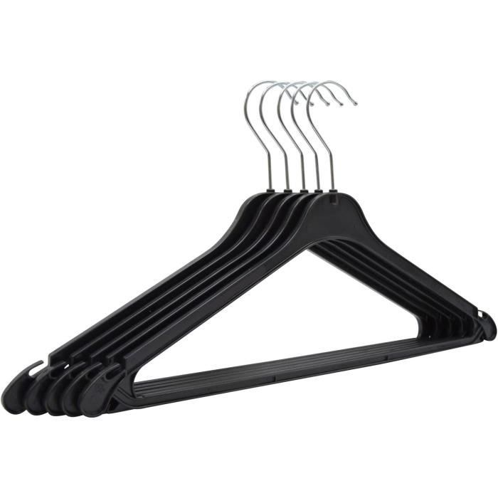 RSR Hangers Cintres NA 47 cm en plastique 20 pièces cintres de chemisiers  cintres en plastique noir crochet rotatif à 360° expédition rapide :  : Cuisine et Maison