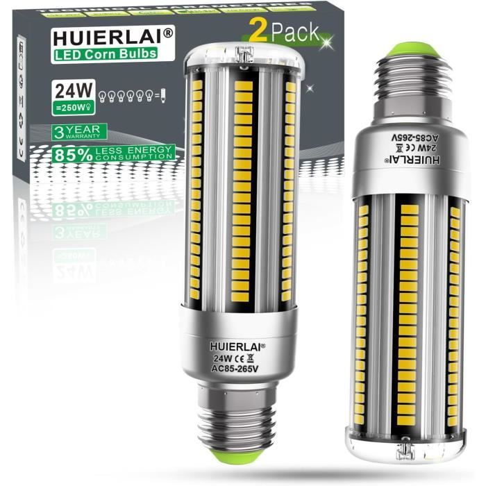 Ampoule Halogène Tubulaire LEUCI E27 250W 4300 Lumens - Blanc Mat - Classe énergétique D