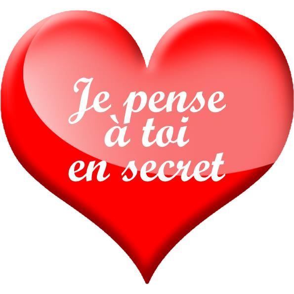 Stickers Autocollant Tete Je Pense A Toi En Secret Cdiscount Maison