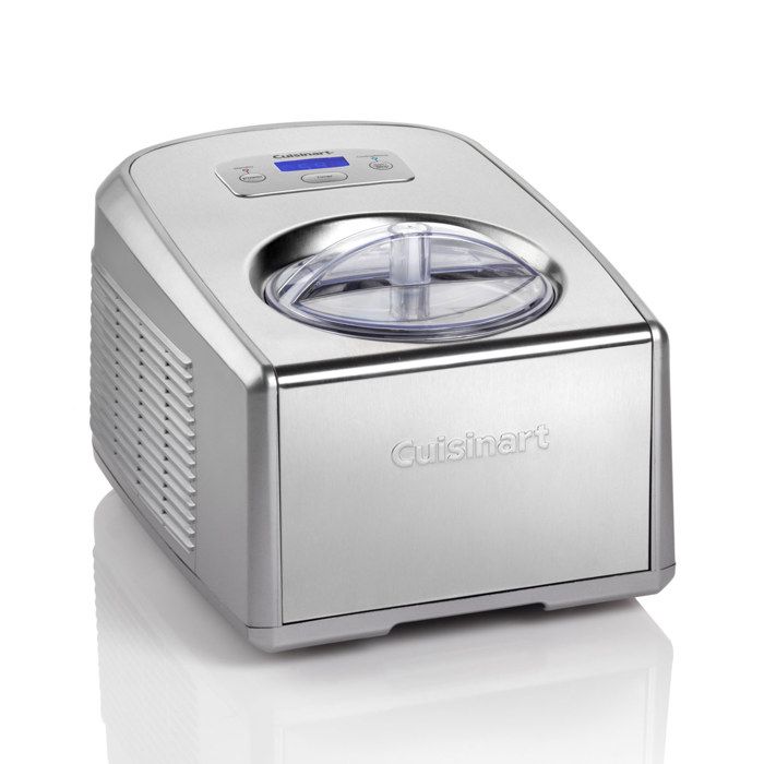 Cuisinart SORBETIARE ICE100E. Couleur du produit: Argent. Largeur: 346 mm, Profondeur: 470 mm, Hauteur: 300 mm