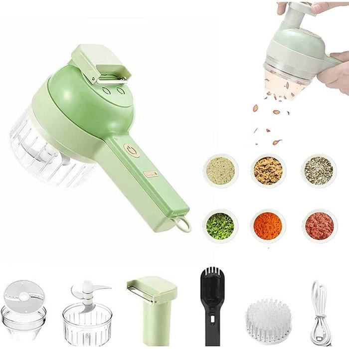 Hachoir Manuel à Manivelle - Robot Culinaire Pour Viande, Légumes, Oignons, Multifonction, Pliable Et Facile à Nettoyer