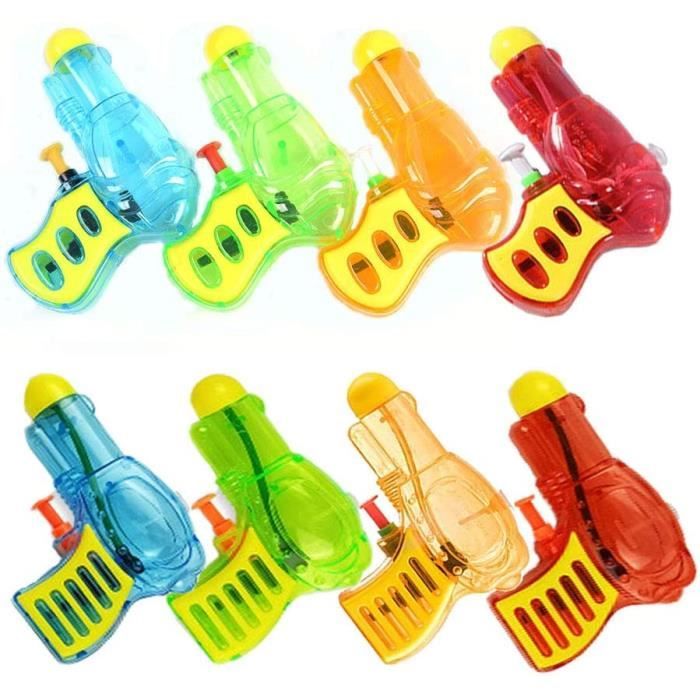 Lot De 4 Mini Pistolets à Eau Pour Enfants - Jouet D'été Piscine Plage, Sécurité Sans Batterie