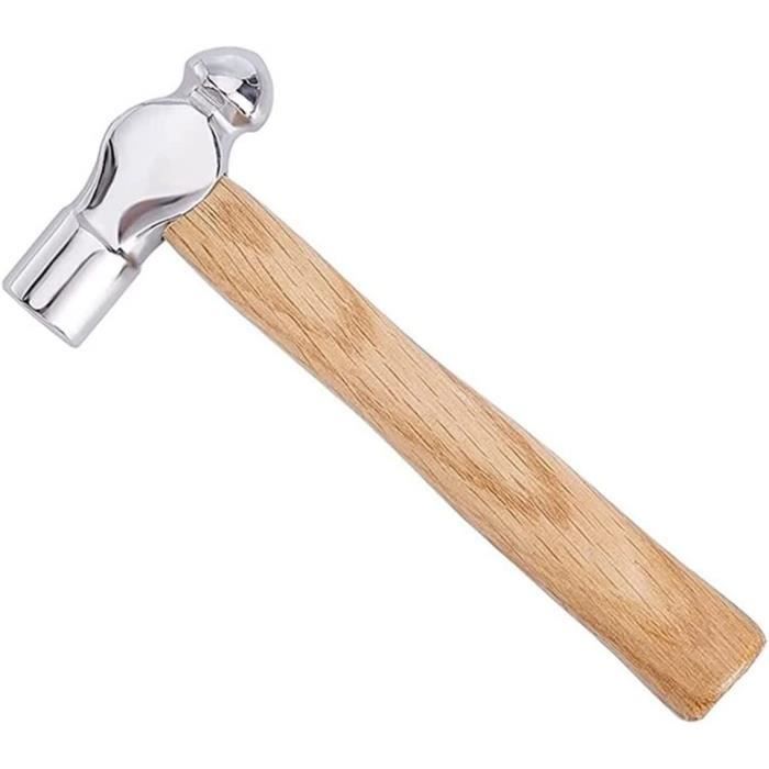 Marteau à Panne Sphérique 227g - Double Face Pour Bijouterie Et Bricolage - Manche Acier