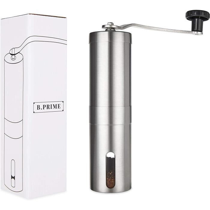 Moulin à Café Manuel Externe Réglable Avec Broyeur Conique Contemporain En Ceramique De Haute Precision Et Reglage A 40 Niveaux Pour Over Et Cafetieres A Moka 90694733