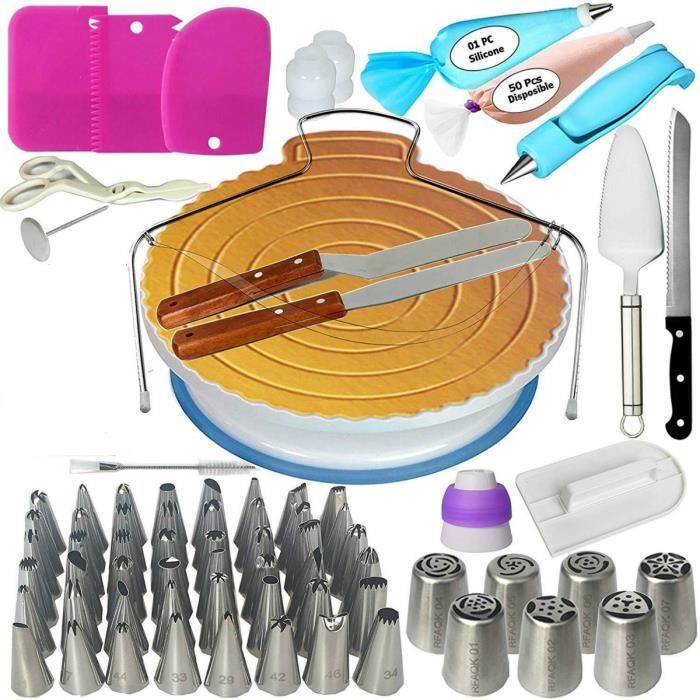 Plateau Tournant De Gâteau Kit De Pâtisserie Inclure Gâteaux Tournant