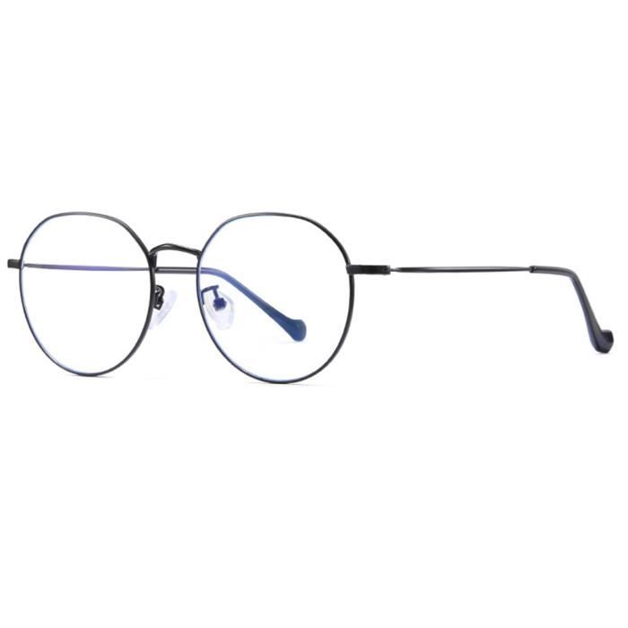 Lunette ronde sales anti lumiere bleue