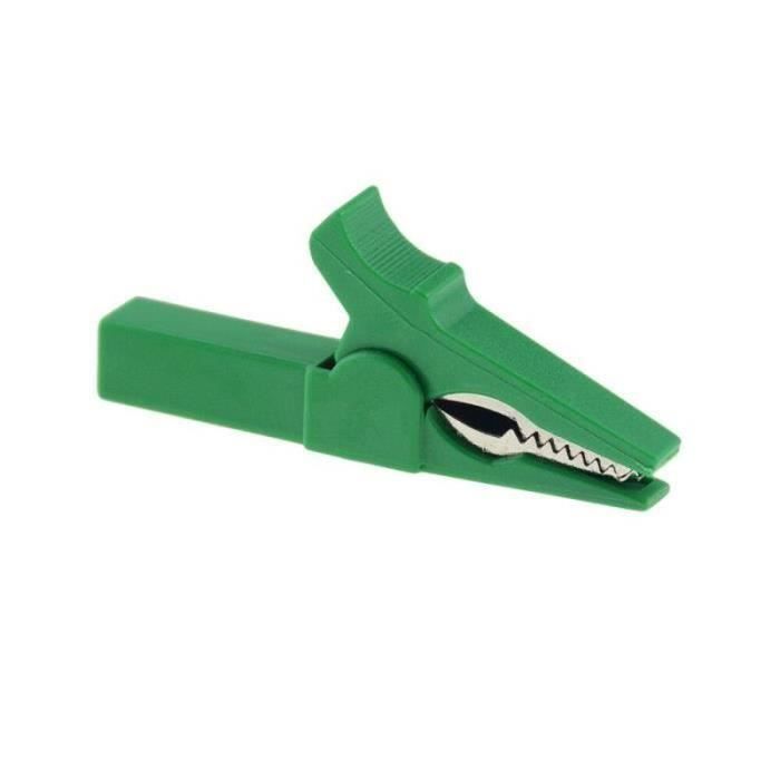 Câble Diagnostic Auto Pinces De Test Multimètre - Lot De 2 Clips Crocodile Banane 4mm - Accessoire Réparation Automobile Et électronique Pince Crocodile