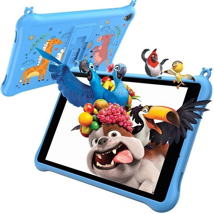 30€ sur Tablette Enfant 10 Pouces WIFI 6,Blackview Tab 8 Kids Android 12  7Go+128Go/TF 1To, 13+8MP,6580mAh,iKids Pré-installé/Contrôle Parental -  Bleu - Tablette tactile - Achat & prix