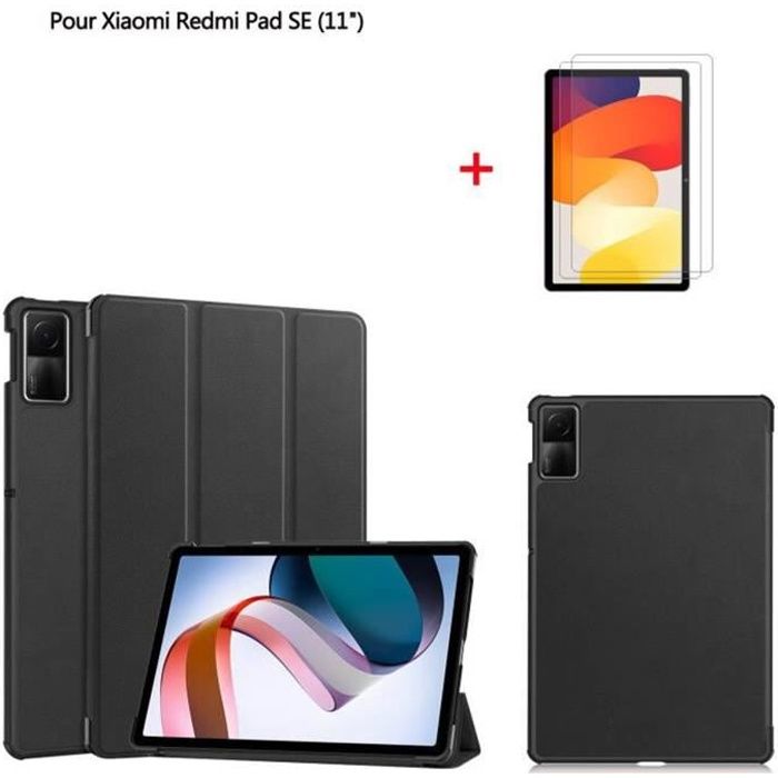 Tablette Coque Xiaomi Redmi Pad SE 11.0 PU Cuir Film de protection