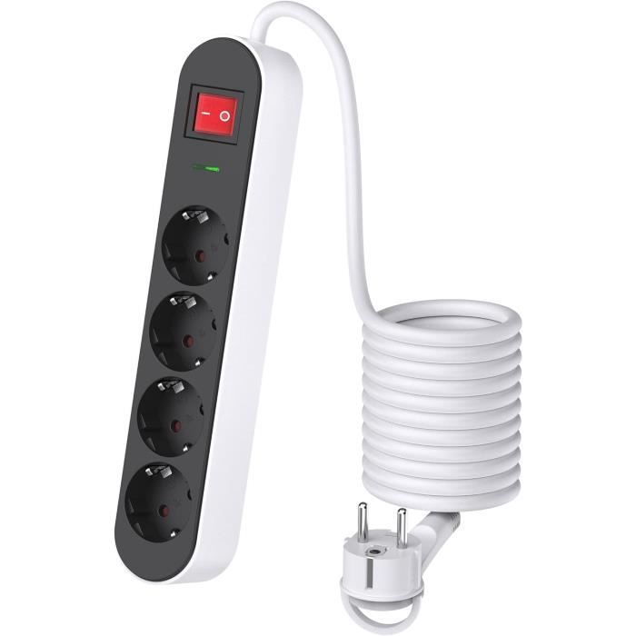 Multiprise Avec Interrupteur 3, 4, 5 Ou 6 Prises Avec Câble