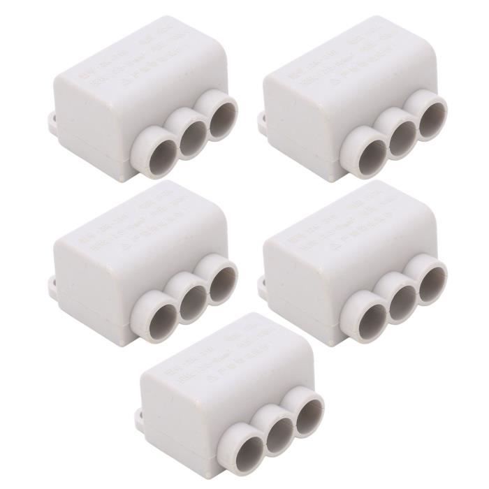Lot 4 Borniers à Vis I16 - Connecteur Câble 2.5-16mm² - Isolé Ignifuge - Pour Électricité