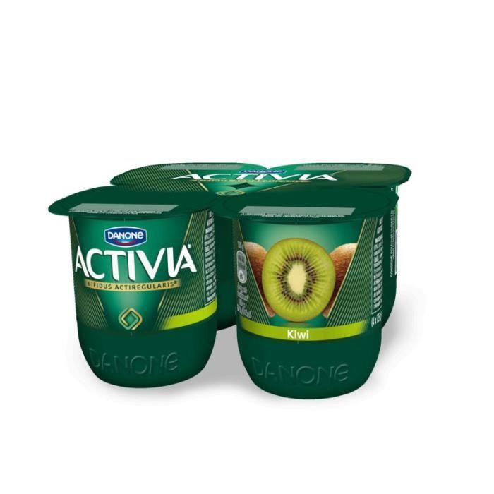 Danone Activia Yaourt Aux Fruits Kiwi 4x125g Cdiscount Au Quotidien