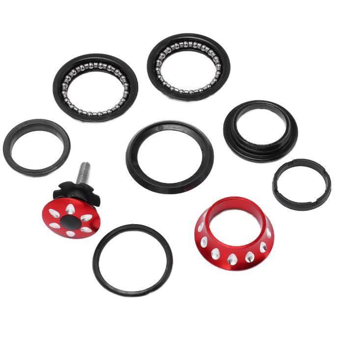 Keenso 2pcs Roulements Casque Vélo 41.8mm Acier - Compatible VTT Route Scooter - Étanchéité Parfaite