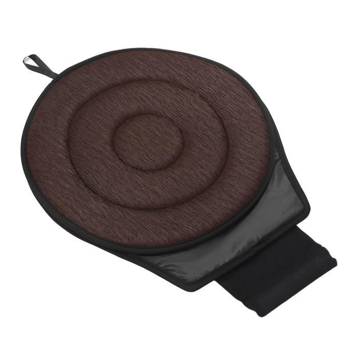 Coussin de voiture rotatif à 360 ° pour siège de voiture, coussin de siège de voiture, tapis de protection pour femmes enceintes, personnes âgées, chaise de bureau, fauteuil roulant