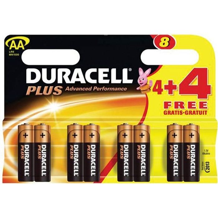PILE(8) R6 AA DURACELL - Cdiscount Jeux - Jouets
