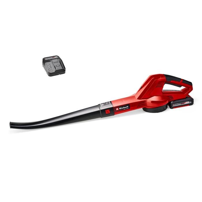 Einhell Souffleur sans fil sur batterie GC CL 18 Li E Kit Power X Change 18 V Autonomie 240 min Régime 12.000 trsmin Souffle d'air 210 kmh Livré avec Batterie 2 0 Ah et un Chargeur - vue 2