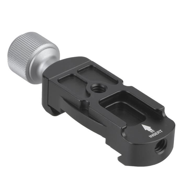 Sabot De Serrage 1/4-20 Avec Vis - Pour Micro, Lumière LED, Grip Appareil Photo