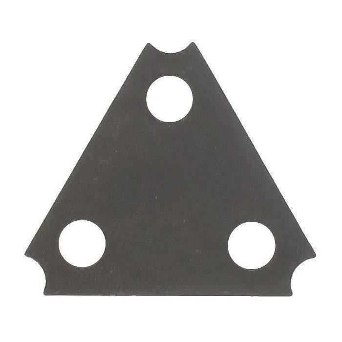 Lame triangulaire de broyeur EARTHQUAKE pour modèles 12457, 14267, 14268, 9060300, 9060140, 9070300,