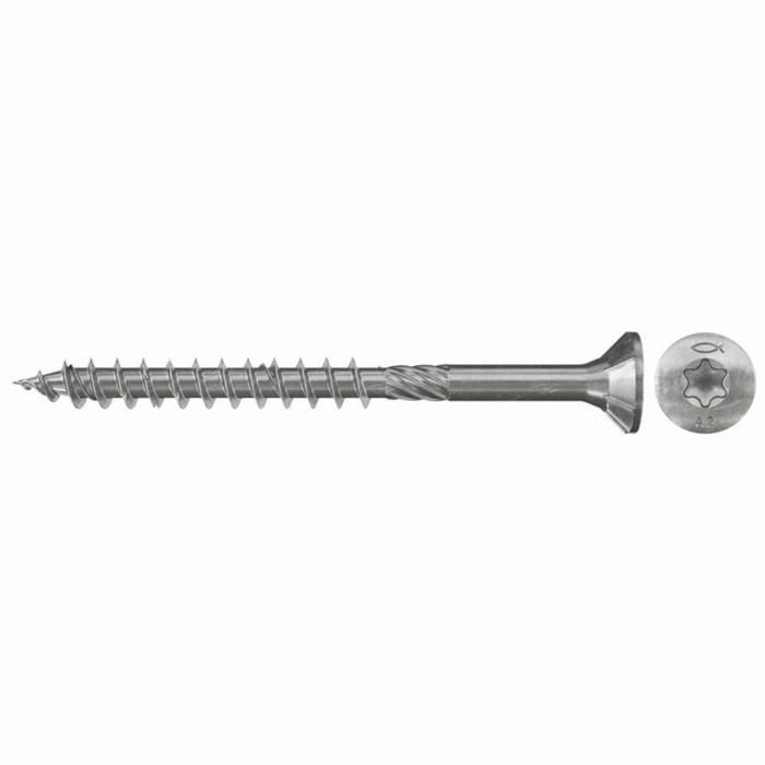 O91 Vis à bois Power FPF-ST FISCHER 6 x 100 A2F - Boîte de 100 - 657124