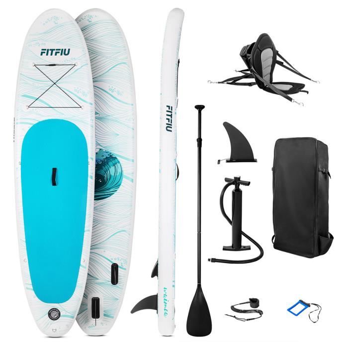 Stand up paddle gonflable WAIMEA - FITFIU Fitness - All Round - poids max. 100kg - 305x76x15cm