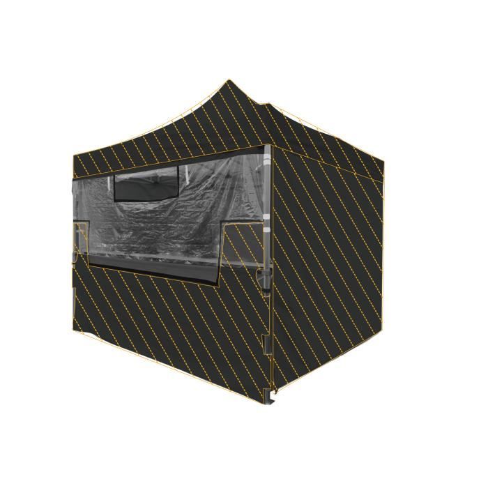 ecran transparent bache separative de protection en pvc pour tente barnum pliante medium 32mm 3x4 5m stand buvette reception marche cdiscount jardin