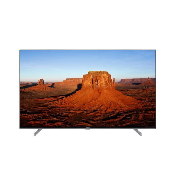 Téléviseur Smart TV 43 pouces HITACHI Ultra HD 4K - 43HAK6350 - Noir - Ecran incurvé - TV intelligente