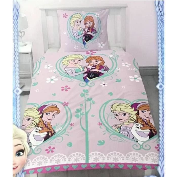 Housse de couette reine des neiges 90x190