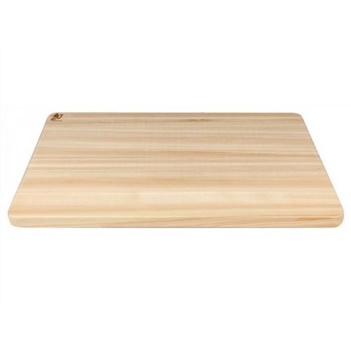 planche à découper bois d'hinoki 27,5 x 21,5 cm - dm-0814 kai