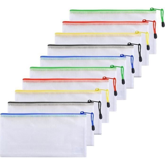 Poche 2025 plastique zippée