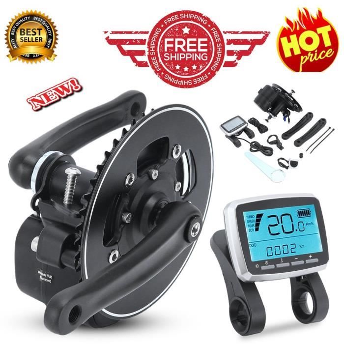 Kit Conversion Moteur Brushless 48V 800W DC - Moteur + Contrôleur Sinusoïdal - Pour Vélo/Tricycle Électrique