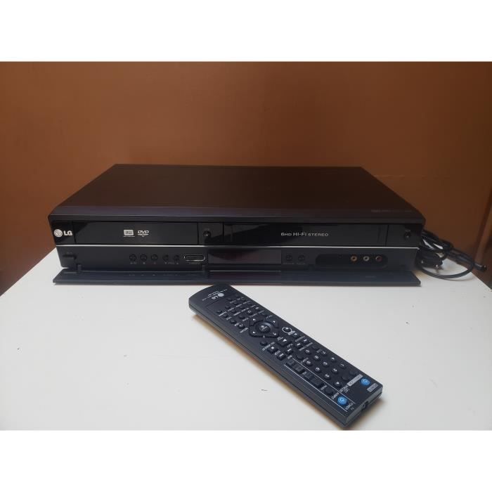 COMBINE MAGNETOSCOPE LG RC388 GRAVEUR DVD LECTEUR ENREGISTREUR K7 VIDEO VHS CASSETTE