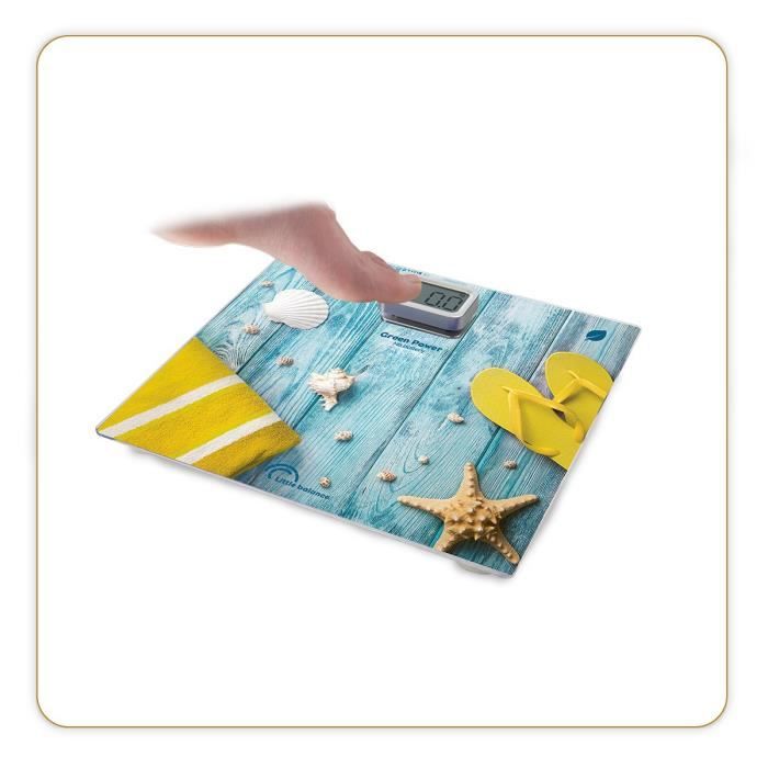 LITTLE BALANCE 8444 Kinetic Premium, Pèse-personne sans pile, Rechargeable par son bouton Little Bal