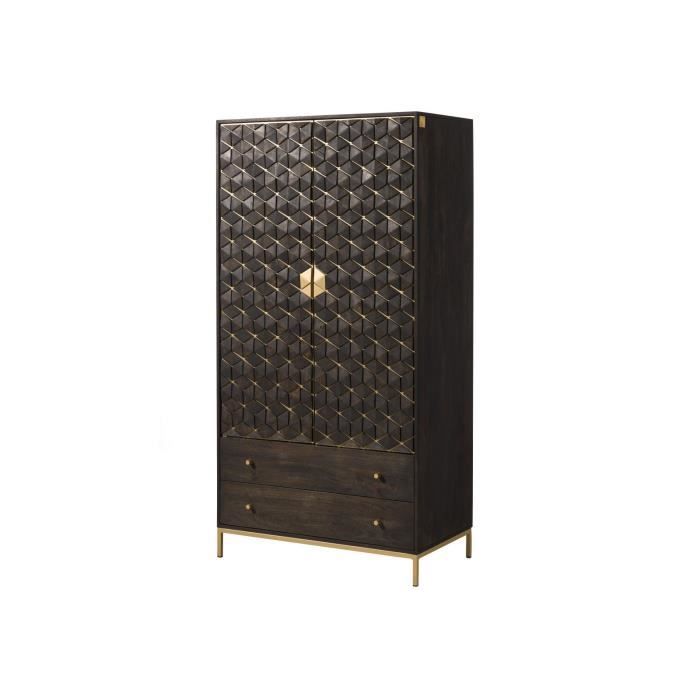 Armoire 99x55 Manguier huilé Brun DIAMOND N° 218 Armoire 99x55 Manguier huilé Brun DIAMOND N° 218
