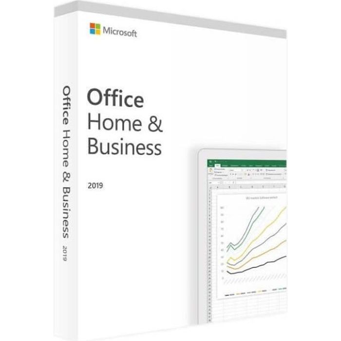 Microsoft Office 2019 Famille et Petite Entreprise (Home & Business) - Clé licence à télécharger