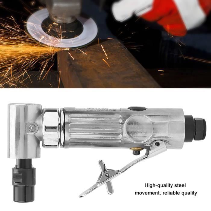 Meuleuse Pneumatique Industrielle 90° Avec Disque 2 Pouces – Broyeur De Barres Puissant Et Précis Pour Métaux, Bois Et Plus