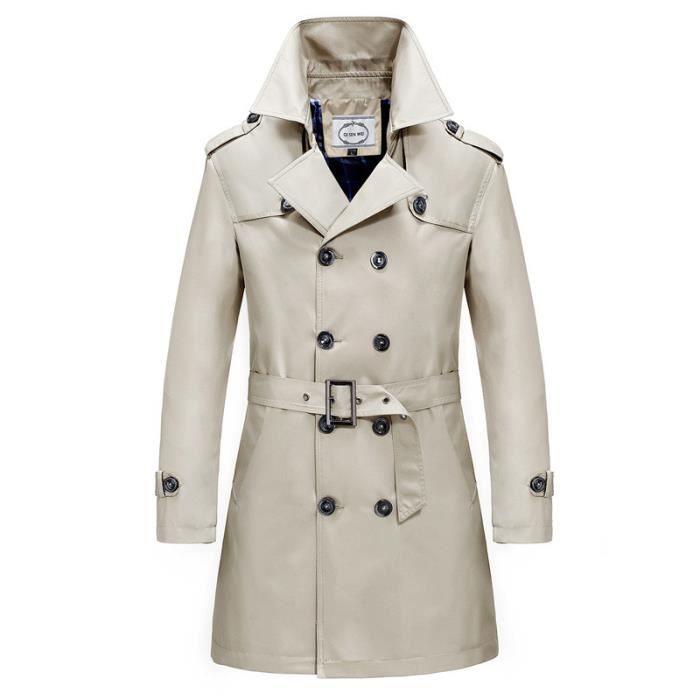 Long new arrivals trench homme