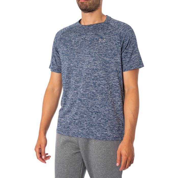Tee-shirt Homme - Under Armour - TECH 2.0 - Bleu - Manches courtes - Col rond