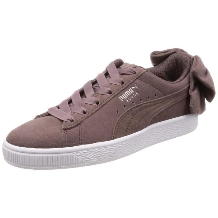 puma basket avec noeud