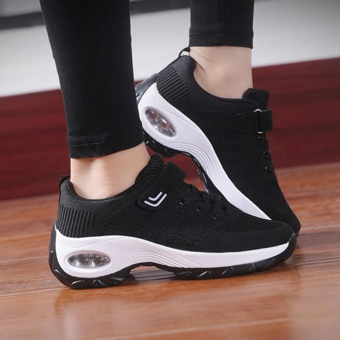 Basket femme hotsell velcro