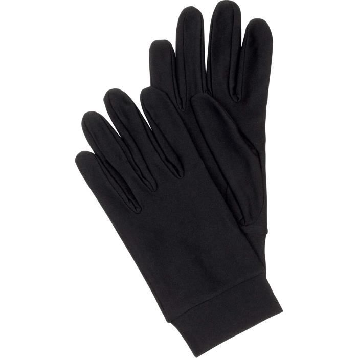 gants de running - k-up - ultra légers - homme - noir