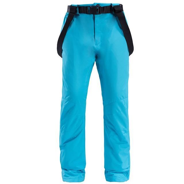 pantalon de ski en jean à bretelles denim pour homme coupe-vent étanche