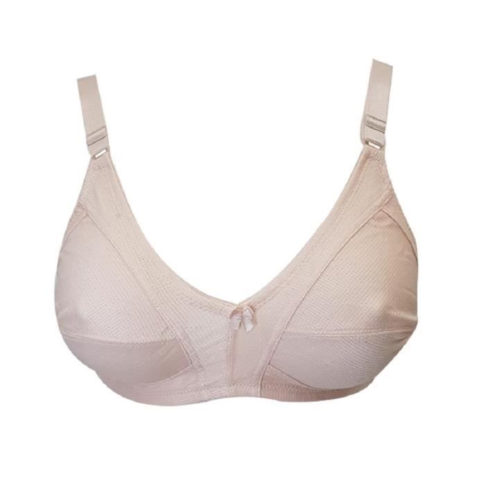 Soutien-gorge 95D Sans Armatures Rose - Lingerie Femme Minimisante - Neuf Avec étiquettes