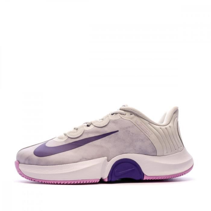 chaussures de tennis mauve femme nike air zoom gp turbo hc